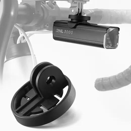 Rockbros 24610002001 front bicycle light 1000 lm + USB-C - USB-A cable - black Photo
