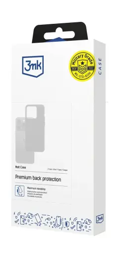 3MK Matt Case Redmi Note 14 Pro+black