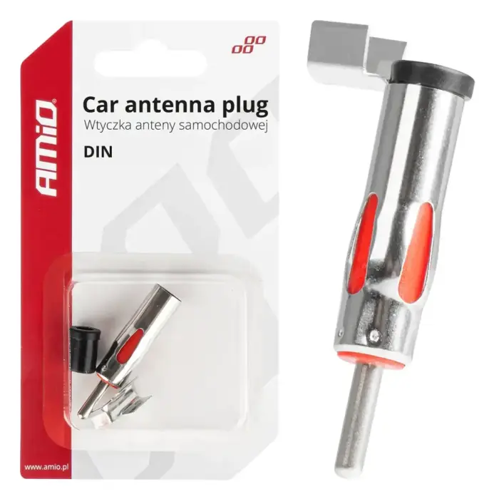 Auto antenas spraudnis DIN leņķa AMIO-03970