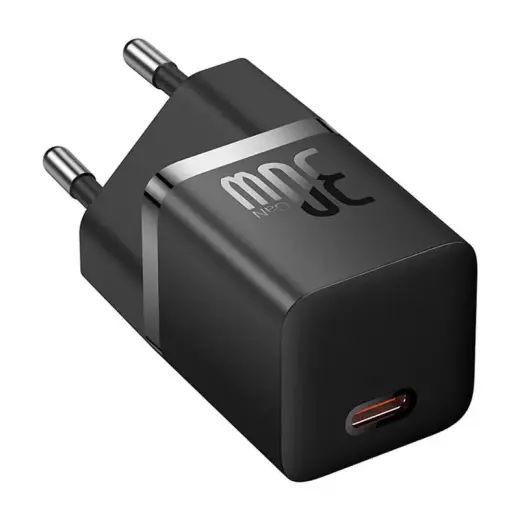 Mini wall charger Baseus GaN5 30W (black) Foto 3
