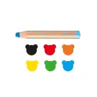 Krītiņi CARIOCA Baby 3IN1 1+  6 gab Фото num