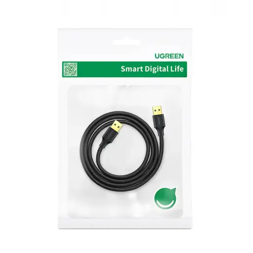 Ugreen USB - USB (male - USB 3.2 Gen 1) cable 1 m black (US128 10370) Photo