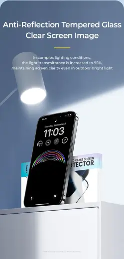 Benks Ekrāna aizsargstikls priekš Iphone 15 Pro Foto 1