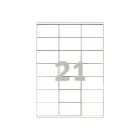 Avery Zweckform, Avery Labels 70 x 41mm White, A4 (3481) Foto 3