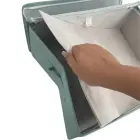 Box rectangular with zipper 42x32x14cm Mint — Photo 3