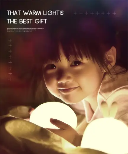 Night lamp W-008 Rabbit blue Foto 4