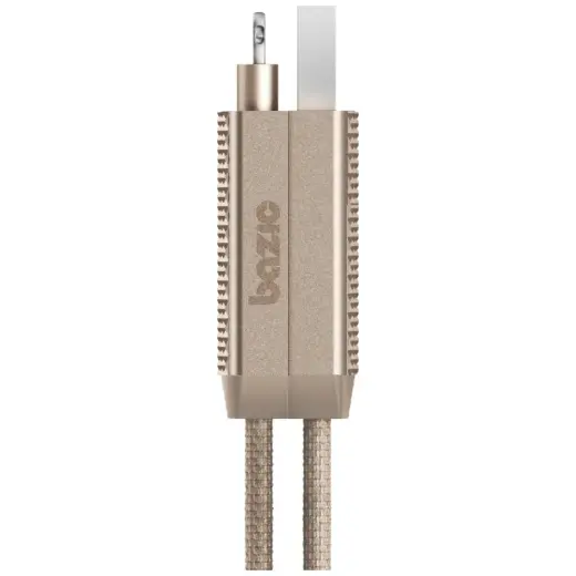 Cable Bazic GoCharge Alucable 4in1 (USB-A|USB-C - USB-C|Lightning) 15cm 60W 3A PD Fast Charge gold Foto 4