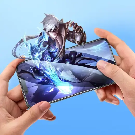 Borofone Tempered glass BF6 Diamond Armor Full Screen HD for Iphone 16e/14/13/13 Pro - 10 pieces Foto 6