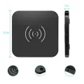 Choetech Qi 10W wireless charger for phone headphones black (T511-S) Фото num