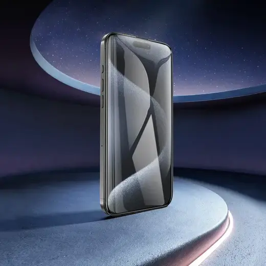 Borofone Tempered glass BF8 Diamond Armor Full Screen 5D Large Arc for Iphone 16 Pro/17 - 10 pieces Foto 7