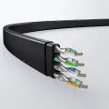 Ugreen NW102 50172 flat LAN Ethernet cable Cat. 6 0.5m - black Foto 6