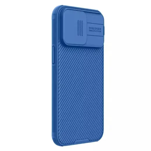 Nillkin CamShield Pro PC+TPU Case for Iphone 15 Pro blue Фото num