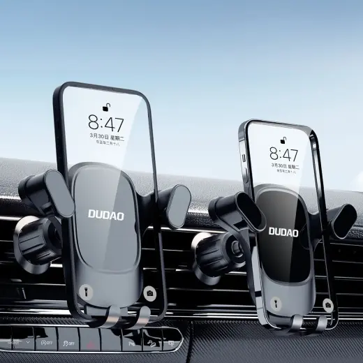 Dudao F5Pro air vent car phone holder - black Foto 9