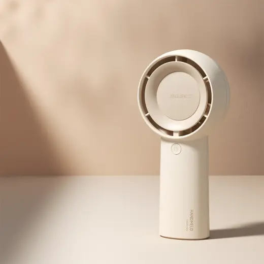Jisulife Handheld Fan Life5 Plus 4000 mAh Portable USB Fan - Beige Foto 5