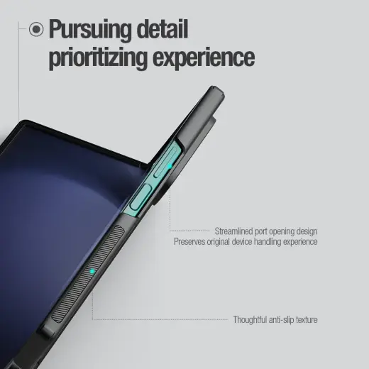 Nillkin Super Frosted FOLD Magnetic Back Cover for Samsung Galaxy Z Fold 6 Black Фото num