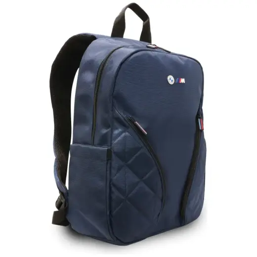 Backpack BMW Nylon Pockets & Metal Logo 16" navy Foto 3
