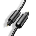UGREEN AV122 Toslink Audio optical cable, aluminum braided, 1m (black) Photo