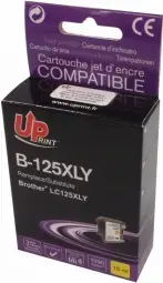 Tintes kārtridžs UPrint Brother LC125XLY Yellow Фото num