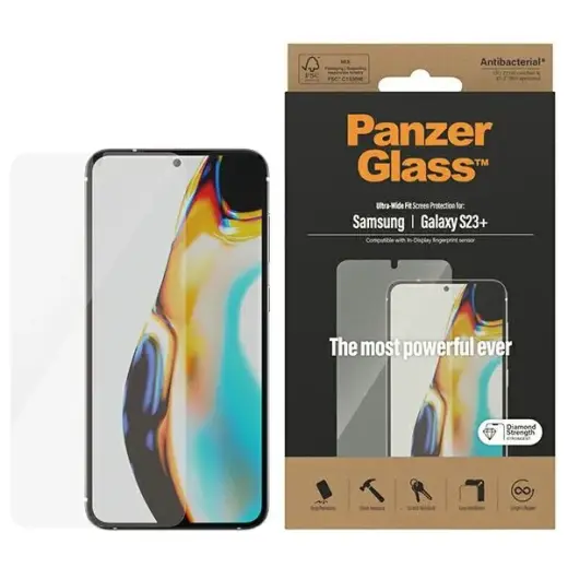 PanzerGlass Ultra-Wide fit защитное стекло для телефона Samsung Galaxy S23 Plus Фото num