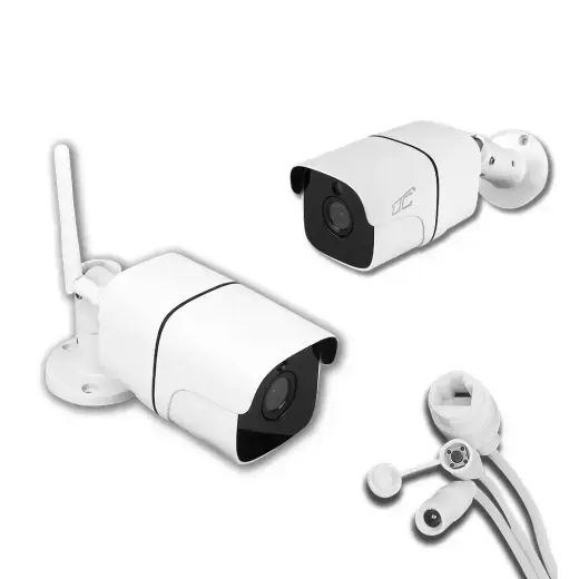 Exterior IP camera BULLET white IP66 PTZ WiFi&LAN 4Mpix 85*LED 4*IR 10W DC12V/1A LTC Vision Foto 2