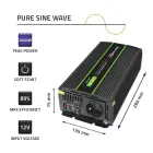 Qoltec Pure Sine Wave Inverter Monolith | 1000W | 2000W | 12V to 230V Foto 7