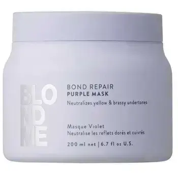 Schwarzkopf Professional BlondMe Bond Repair Purple Mask - Neutralizing mask for blonde hair 500ml