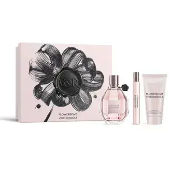 Viktor & Rolf Flowerbomb Dárková sada EDP 100 ml, tělové mléko 50 ml a miniaturka EDP 10 ml