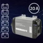Qoltec Smart Monolith charger for LiFePO4 AGM GEL SLA batteries | 20A | 12V Foto 3