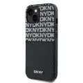 DKNY PU Leather Repeat Pattern Card Pocket Case for iPhone 15 Black — Foto 2