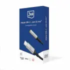 3MK Adapter USB-C - Jack 3,5 mm DAC black — Foto 10