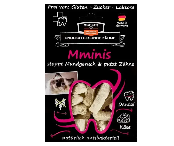 QCHEFS Cat Treat Dental Mminis 60 g