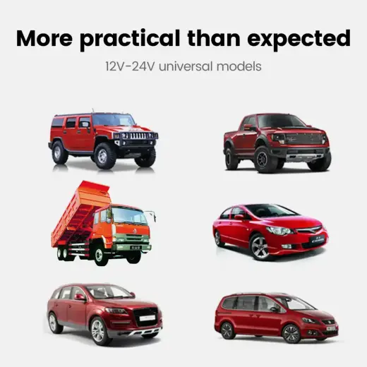 Car Cigarette Lighter Socket Splitter B08 - 3 sockets + 2xUSB - 3,1A 120W with display and cable gold Foto 4