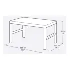Garden table Deco Lyon walnut/grey — Photo 4
