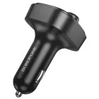 Borofone Transmitter FM BC59 Heroic MP3, Bluetooth - 2xUSB + Type C - black — Foto 3