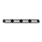Qoltec Patch panel RACK | 24 ports | Cat 6 UTP | Black — Foto 3
