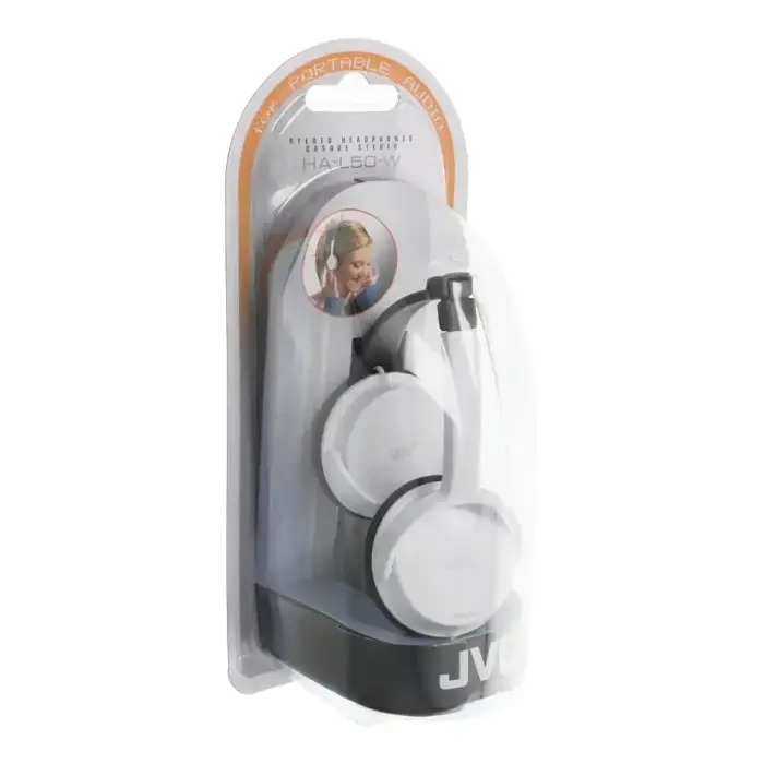 Wired headphones jack 3,5mm JVC HAL-50-W white Foto 2