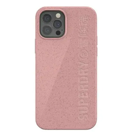 SuperDry Snap iPhone 12|12 Pro Compostab le Case różowy|pink 42621 Foto 2
