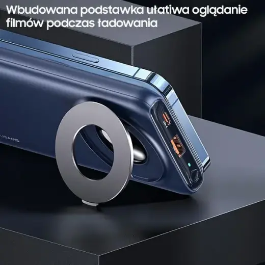 USAMS Ārējais akumulators (powerbank) PB62 10000mAh 20W QC3.0+PD Magnētiskā Bezvadu Ātrā Lādēšana zils 10KCD17104 (US-CD171) Foto 4