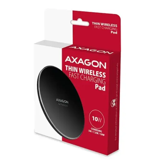 AXAGON WDC-P10T wireles s charging pad 10W micr Foto 6
