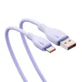 Baseus Pudding провод для передачи данных и зарядки | USB-A на USB-C | 100W | 2m | фиолетовый Фото num