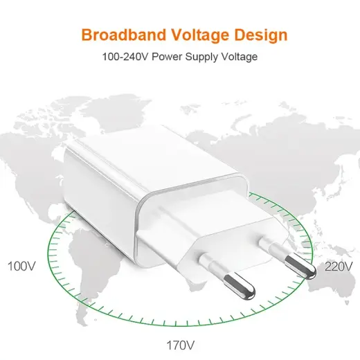 EGA C02 lādētājs USB 5V | 2A, balts (bojāts iepakojums) Foto 4