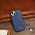 iCarer CE Premium Leather Folio Case iPhone 14 Plus Magnetic Flip Leather Folio Case MagSafe Blue (WMI14220715-BU) — Photo 7