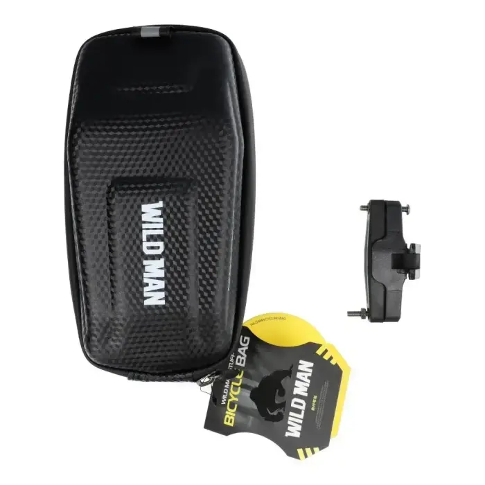 WILDMAN traveling bag under bicycle saddle with zipper E7S 0,8L black Photo