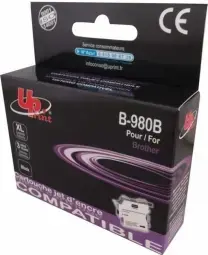 Tintes kārtridžs UPrint Brother LC980|1100B Black Фото num