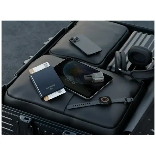 Wall charger Energea TravelGo Adapter 45 2xUSB-C 45W graphite-black Photo