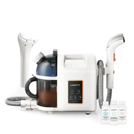 UWANT B200 12000Pa 1900W washing vacuum cleaner with Deep Cleaning steam cleaning function + brush - white Фото num