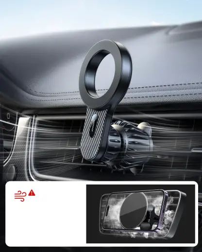 Magnetic car holder for iPhone with MagSafe Joyroom JR-ZS355 - black Photo