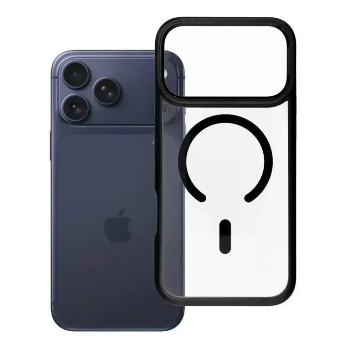 ROAR Mag Bumper maciņš ar MagSafe atbalstu telefonam iPhone 17 Pro Max melns