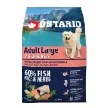 Sausa barība suņiem - Ontario Dog Adult Large Fish and Rice, 2,25 kg Foto 1