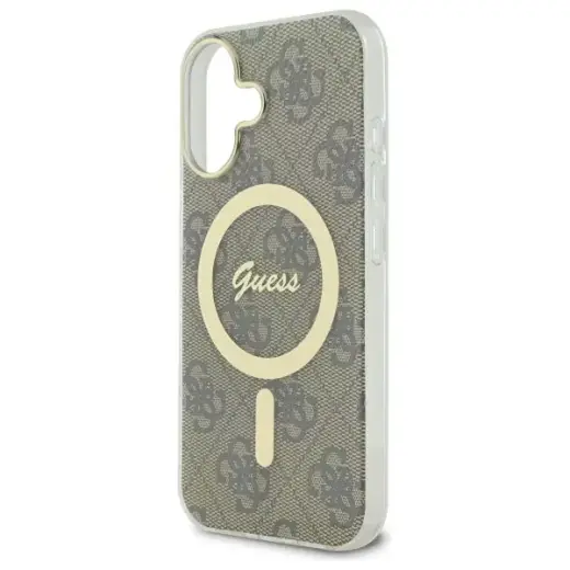 Guess GUHMP16SH4STW iPhone 16 6.1" brown hardcase IML 4G MagSafe Foto 6